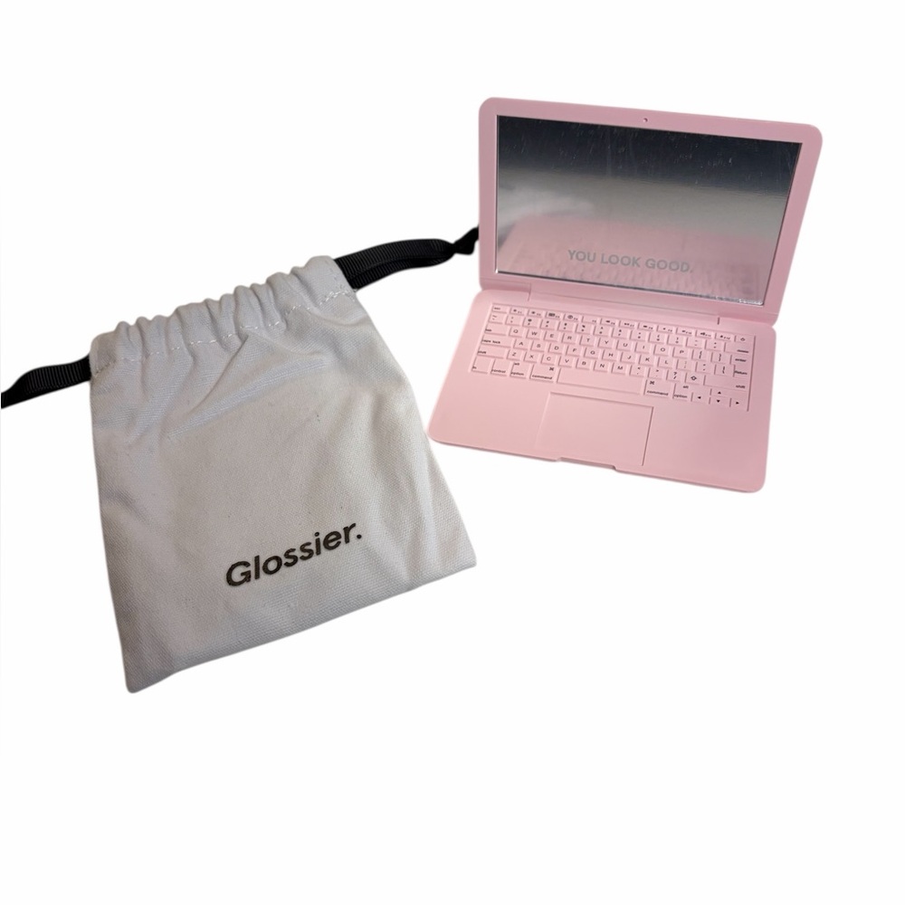 NEW Glossier Mini Laptop Mirror Pink